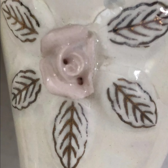 $6 each! Lot 2 Perfume Bottles Stopper porcelain Iridescent Opalescent VINTAGE - Picture 12 of 12